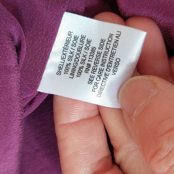 NWOT Renzo + kai botton up beaded silk tank - Picture 8 of 10